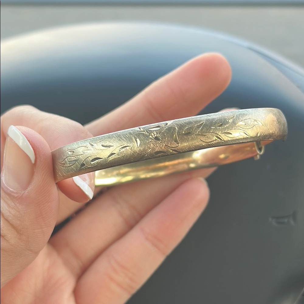 Vintage 12k GF Bangle Bracelet
